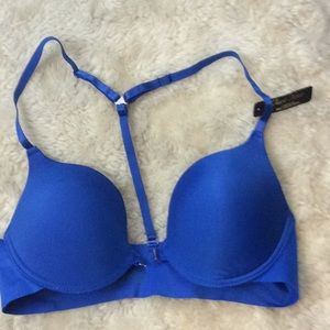 NWT Royal Blue Tart Noir Bra with Front Clasp